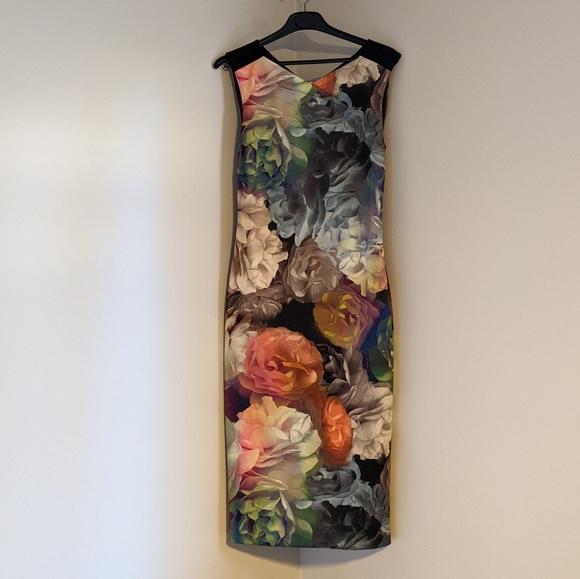 Ted Baker Dresses & Skirts - Ted Baker Mayzi Technicolor Bloom Midi Dress